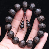 20mm Wooden Beads Tibetan Buddhism Bracelet Men's Beading