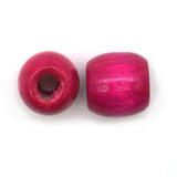 50pcs Wooden Bead Mix Color 9x10 16x17mm Barrel Shape DIY Jewelry