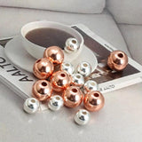 3-12mm CCB Ball Spacer Beads Round Loose Bead for DIY Jewelry Making