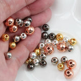 3-12mm CCB Ball Spacer Beads Round Loose Bead for DIY Jewelry Making