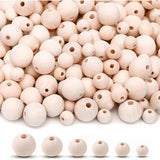 Natural Wood Beads Spacer Unfinished Round Balls for Jewelry Making