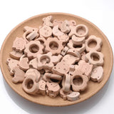 10Pcs Wooden Mini Animal Elephant Airplane Baby Teether DIY BPA Pacifier Chain