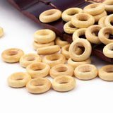 96Pcs Round Large Hole Wooden Beads DIY Hair Hand Making Dreadlocks Decoration