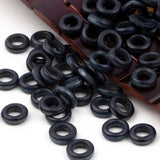 96Pcs Round Large Hole Wooden Beads DIY Hair Hand Making Dreadlocks Decoration
