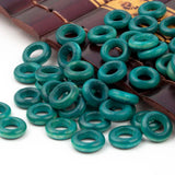 96Pcs Round Large Hole Wooden Beads DIY Hair Hand Making Dreadlocks Decoration