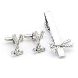 Anchor Beard Scissors Tie Clip Set Men Jewelry