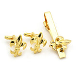 Anchor Beard Scissors Tie Clip Set Men Jewelry