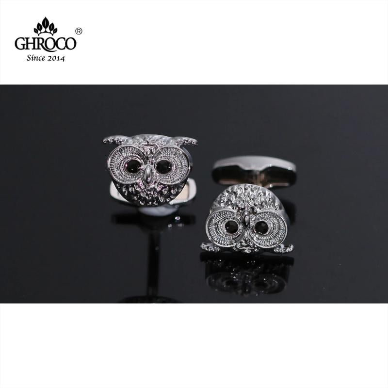 Owl Shaped Cufflink Gift for Men