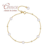 S925 Sterling Silver Pearl Bracelet Chains for Women Jewelry