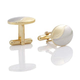Oval Mens Cufflinks Wedding Bestman Guest Groom Buttons Favors Jewelry