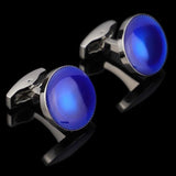 Wedding Party Enamel Copper Cufflinks French Shirt Buttons