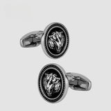 Wedding Party Enamel Copper Cufflinks French Shirt Buttons