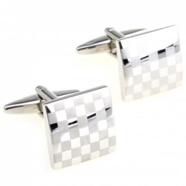 6 Designs Laser Engraved Stamp Cufflinks