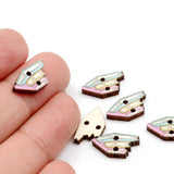 16mmx8.2mm Wood Book Pendant Cabochon