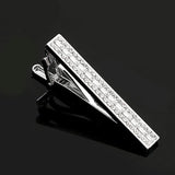 Crystal Copper Tie Clip for Men, Business Professional Collar Clips