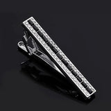 Crystal Copper Tie Clip for Men, Business Professional Collar Clips