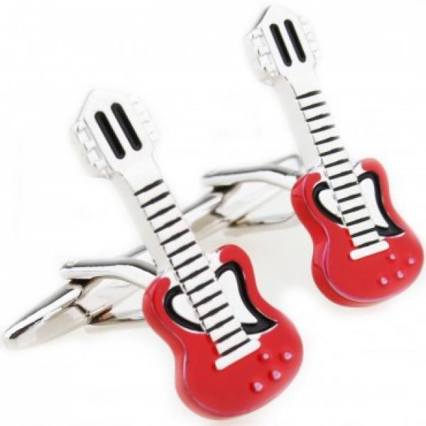 Stylish Guitar Cufflink Set x2