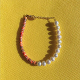 Freshwater Pearl Bracelet 18K Gold Filled Women's Jewelry