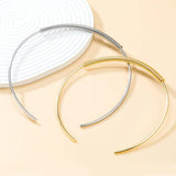 ZA Vintage Metal Annular Choker Statement Collar Necklace