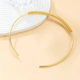 ZA Vintage Metal Annular Choker Statement Collar Necklace