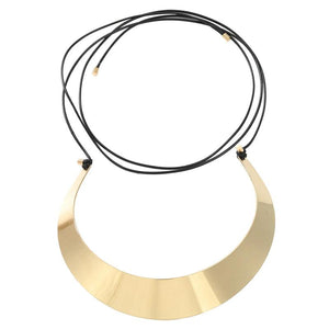 Zaa Metal Choker Necklace Party Jewelry Set for Woman