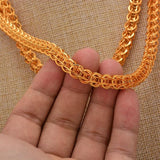 Women Jewelry Set Personalized Plated Necklace Round Pendant Bracelet