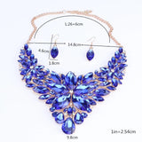 CYNTHIA Pink Flowers Bridal Wedding Party Jewelry Sets