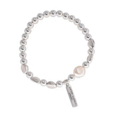 Argyria Irregularis Pearl 925 Sterling Silver Ladies Bracelet