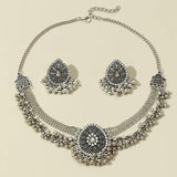 Indian Jhumka Earrings Necklaces Jewelry Sets for Women