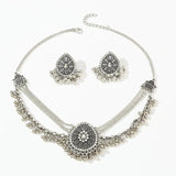 Indian Jhumka Earrings Necklaces Jewelry Sets for Women