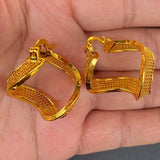 Indian Plated Jewellery Ethiopian Geometric Earring Dubai Vintage Necklace Earri