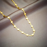 316L Stainless Steel Choker Necklace Bracelets Set for Women Girl