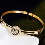 Love Jewelry Set for Women: Necklace, Ring, Earrings, Bracelet
