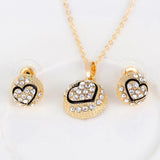 Love Jewelry Set for Women: Necklace, Ring, Earrings, Bracelet