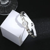 Women's Roman Number Snake Bangle Bracelet, Party Jewelry