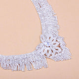 Stonefans Crystal Bridal Jewelry Set Rhinestone Necklace Earrings