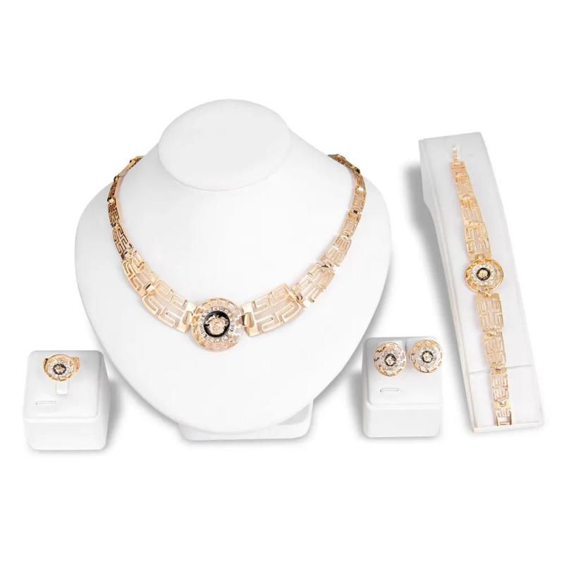 Vintage Zircon Jewelry Set for Women Wedding Party