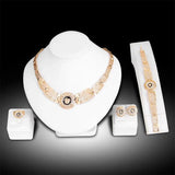 Vintage Zircon Jewelry Set for Women Wedding Party