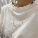 2mm 585 Rose Beaded Jewelry Set for Women Girls CS28A