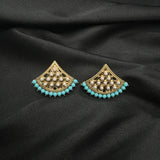 Scalloped Sapphire Pearl Jewelry Set