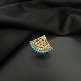 Scalloped Sapphire Pearl Jewelry Set