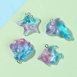 20Pcs Ocean Series Resin Charms for Earrings DIY Jewelry Making
