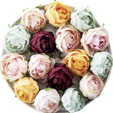 5PCS High Peony Flower Head Silk Artificial Flower Wedding Decor DIY Craft