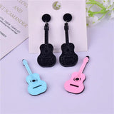 10pcs Guitar Arcylic Charms for DIY Earring Jewelry Making