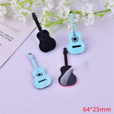 10pcs Guitar Arcylic Charms for DIY Earring Jewelry Making