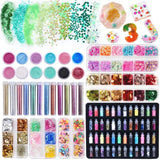 Sequins Resin Accessories Glitter Powder Nail Filling Material