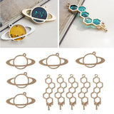5Pcs Cat Flowers Blank Frame Pendant Open Back Bezel Setting Hollow Frames