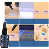 UV Epoxy Resin Glue 250g for DIY Jewelry Handicrafts