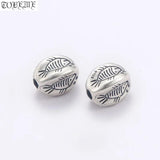 925 Silver Lucky Fish Beads DIY Jewelry Loose Bead Good Luck Bracelet