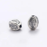 925 Silver Lucky Fish Beads DIY Jewelry Loose Bead Good Luck Bracelet
